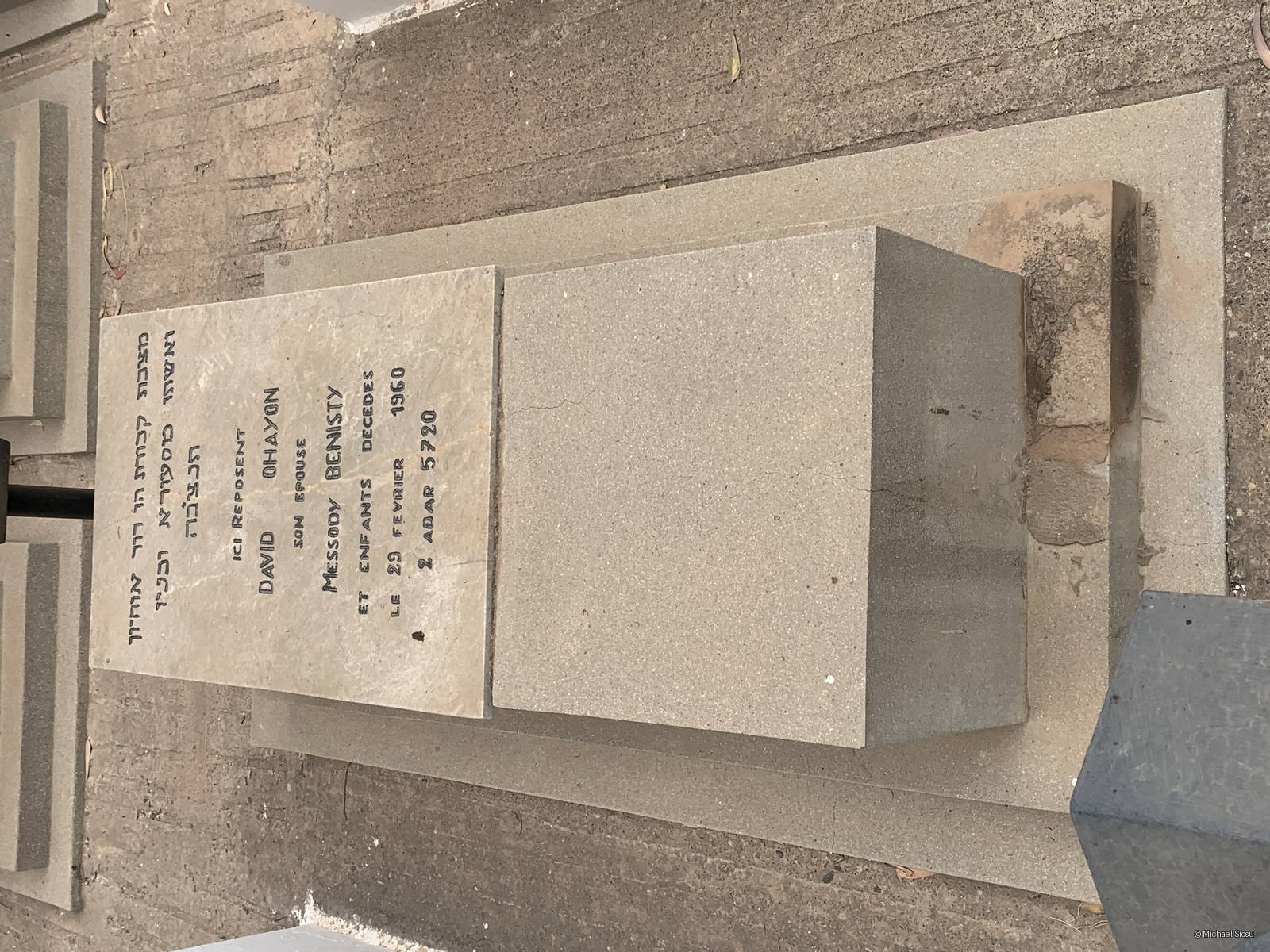 Stèle de BENISTY Messody