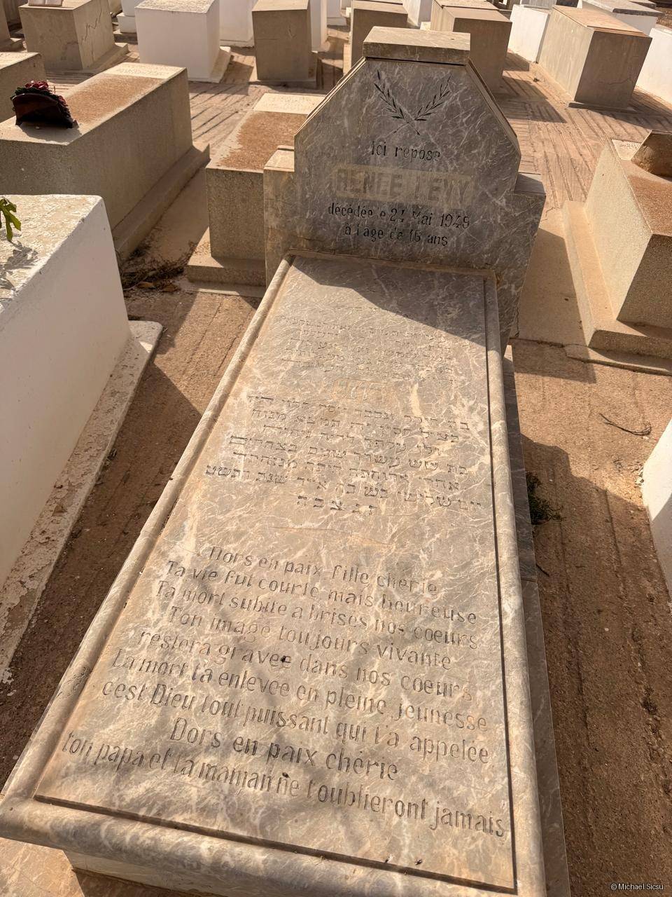 מצבת Lévy Renée