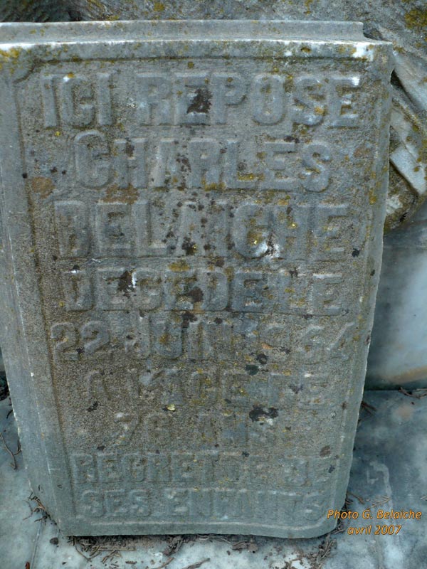 Grabstein von BELAICH Salomon Charles