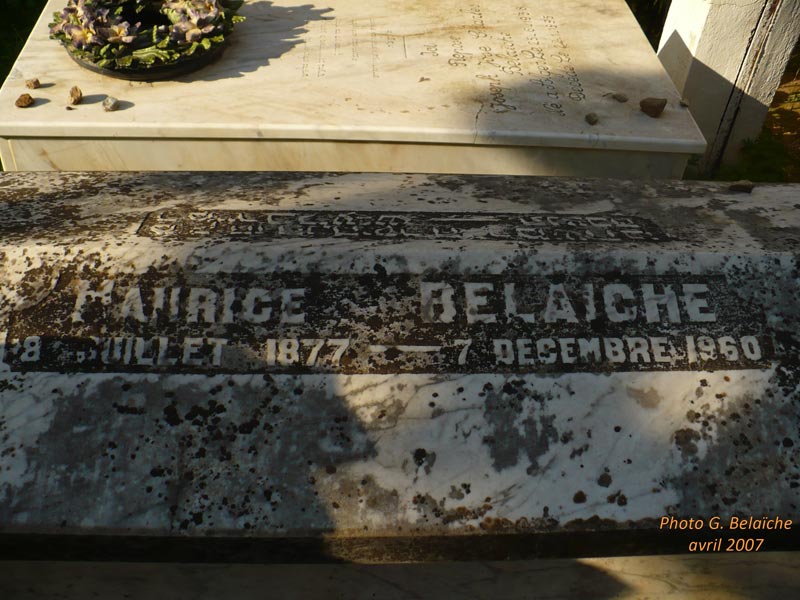 BELAICHE Moïse Maurice fejfája