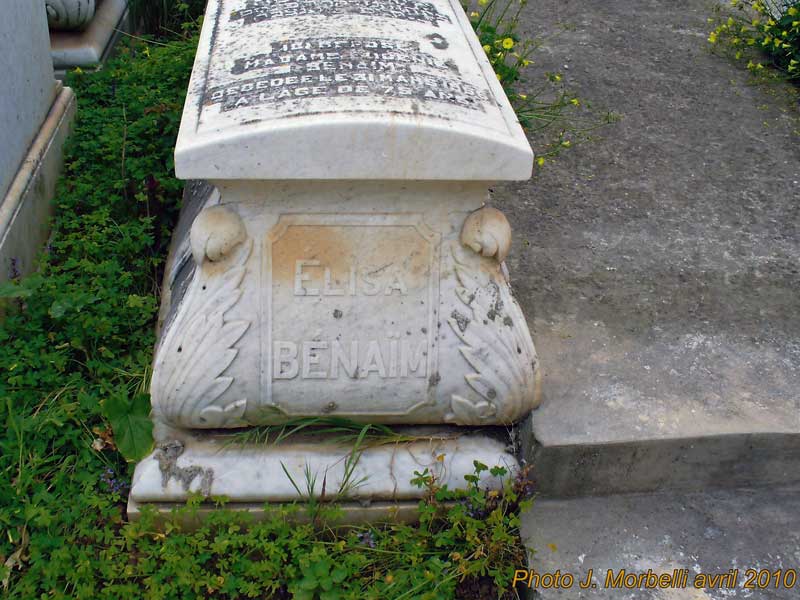 Stèle de BENAIM Eugénie