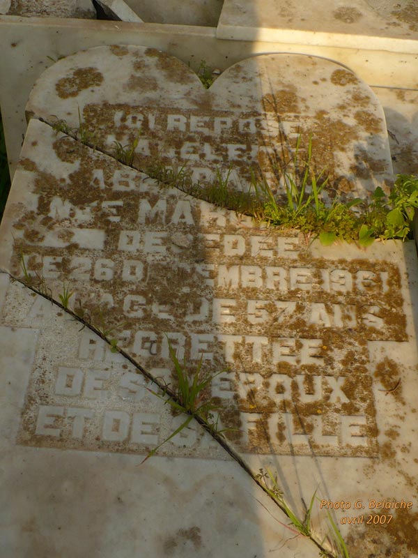 Stèle de MARCHAND Madeleine Margueri