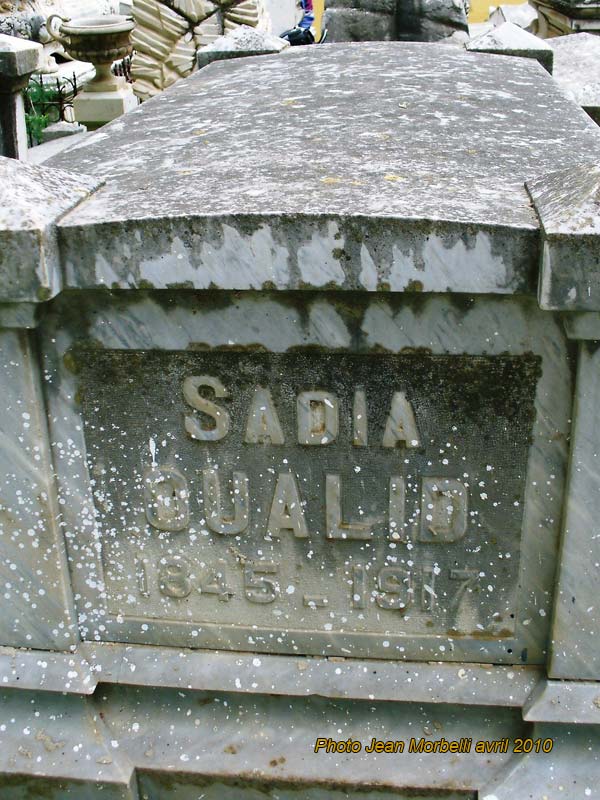 Stèle de OUALID Isaac Sadia