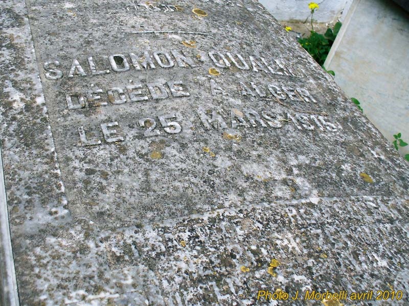 Stèle de OUALID Salomon
