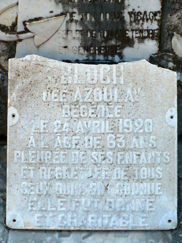 AZOULAY Sultane Eléonore का स्मारक