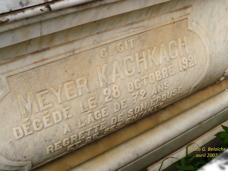 Stèle de KASCHKACH Meyer