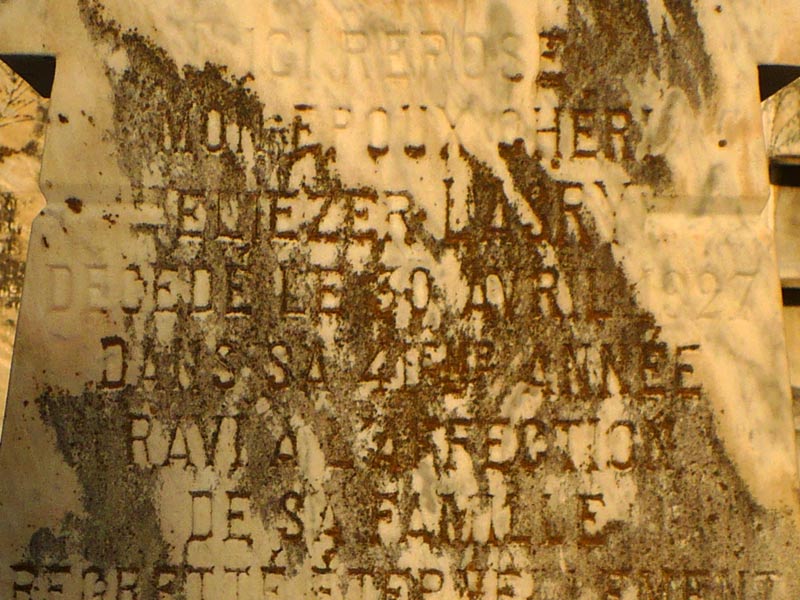 Stèle de LASRY Eliezer