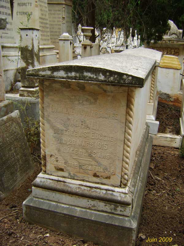 Stèle de MORALI Camille