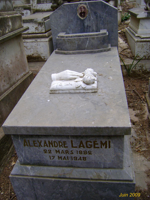 Stèle de LAGEMI Abraham