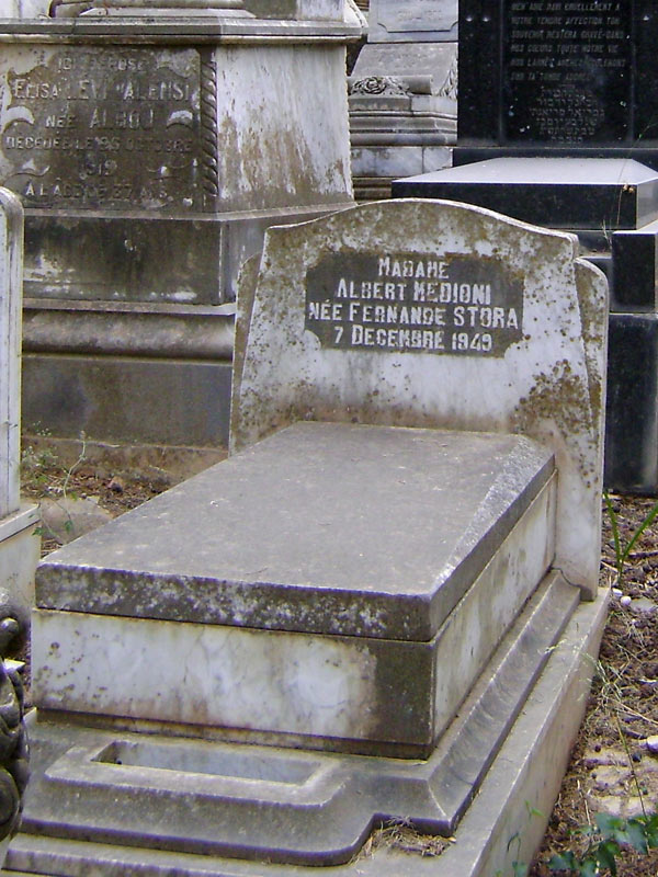 Stèle de STORA Fernande Marie