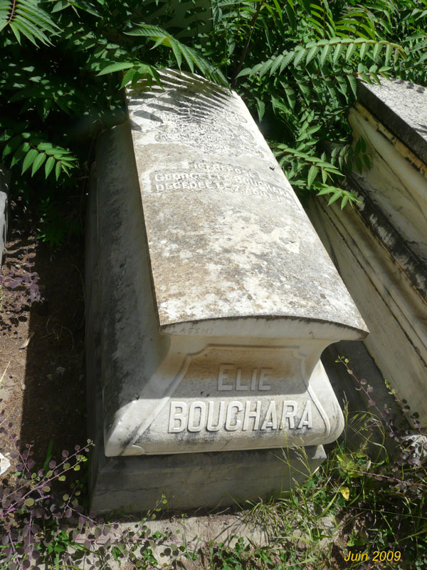 Grafsteen van BOUCHARA Elie