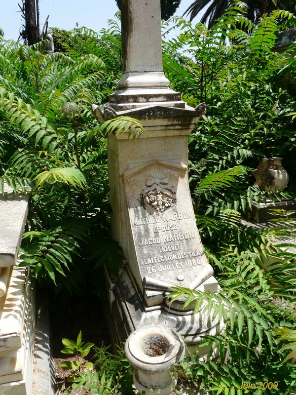 Stèle de NARBONI Mathilde