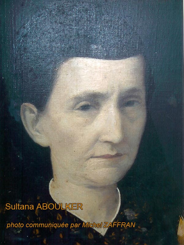 Grafsteen van ABOULKER Sultana