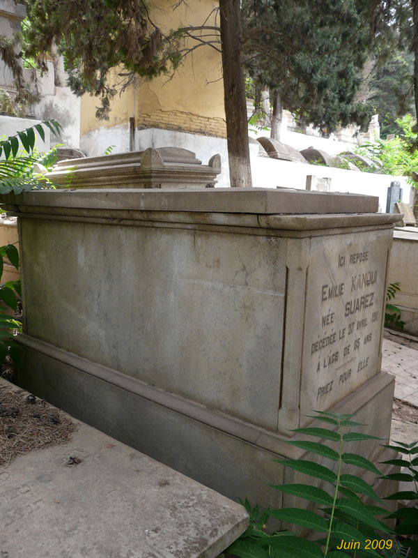 Stèle de SUAREZ Emilie