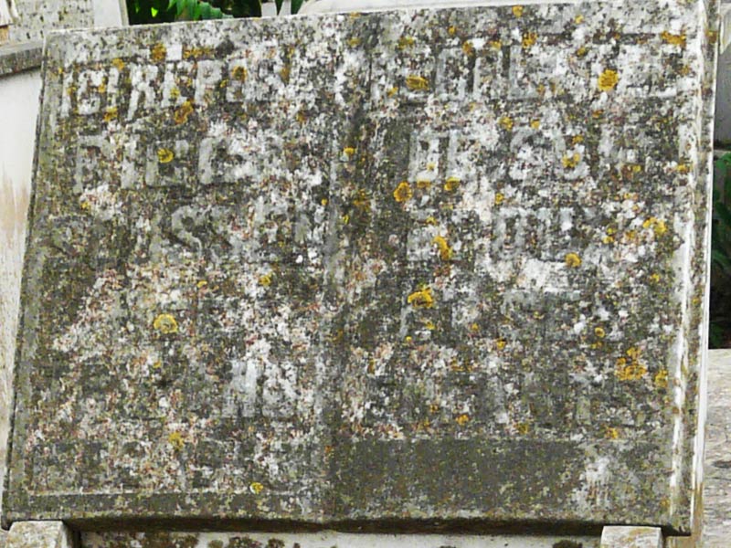 Grafsteen van TRIGANO Rica