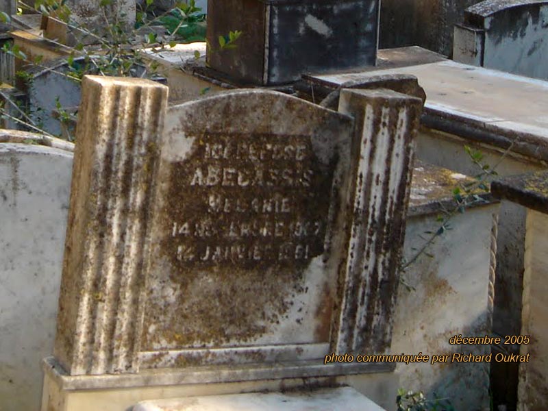 Stèle de COHEN SOLAL Mélanie