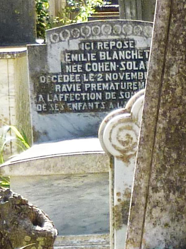 Stèle de COHEN SOLAL Emilie