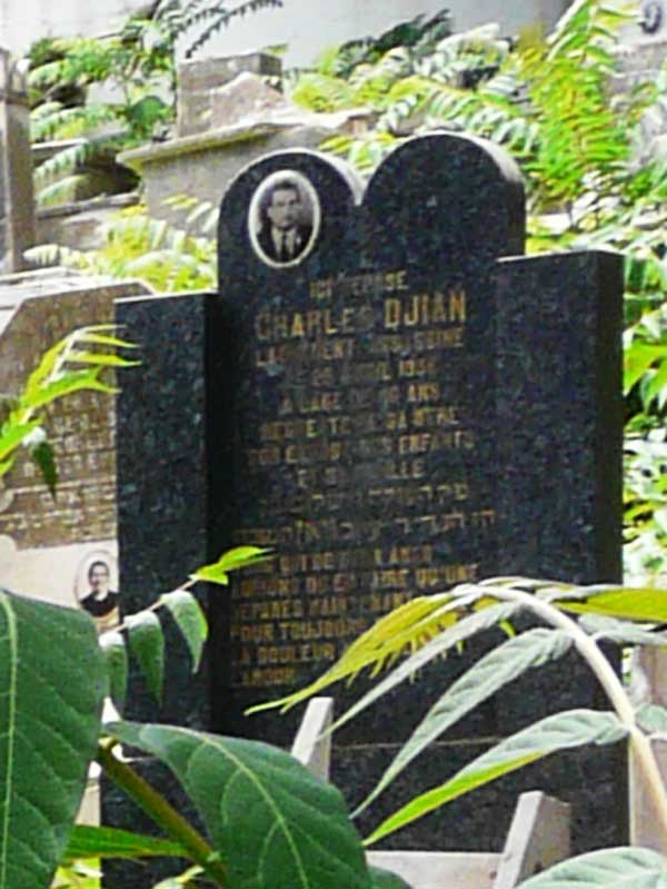 Stèle de DJIAN Charles