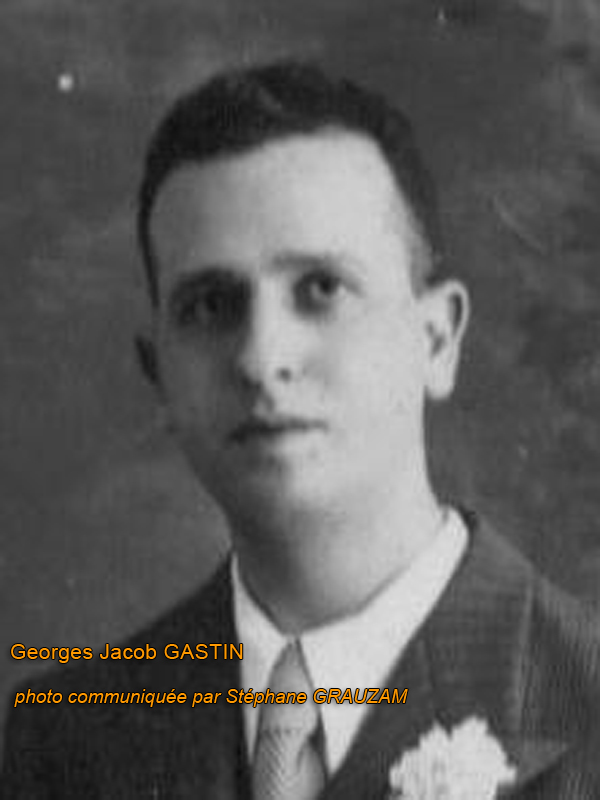 Stèle de GASTIN Georges Jacob