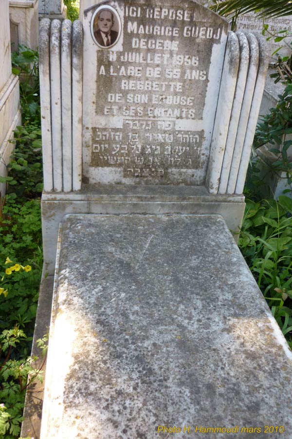 Stèle de GUEDJ Maurice Meyer