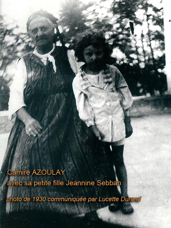 AZOULAY Camire fejfája