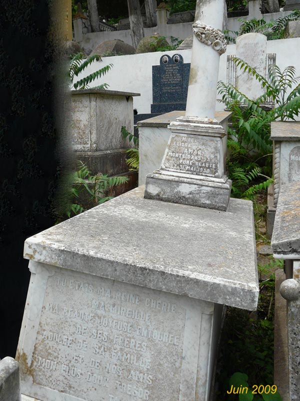 AMAR Juliette Mireille fejfája