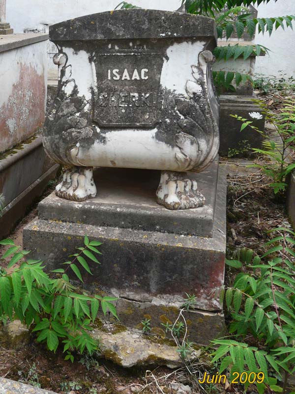 Grafsteen van CHERKI Isaac