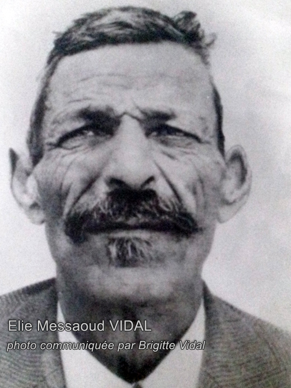 Grafsteen van VIDAL Elie Messaoud