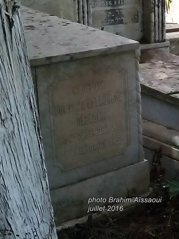 Grafsteen van LELLOUCHE Sultana