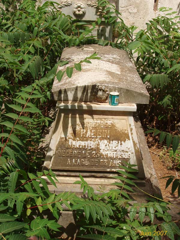Stèle de JAIS Jacob YAICH ou