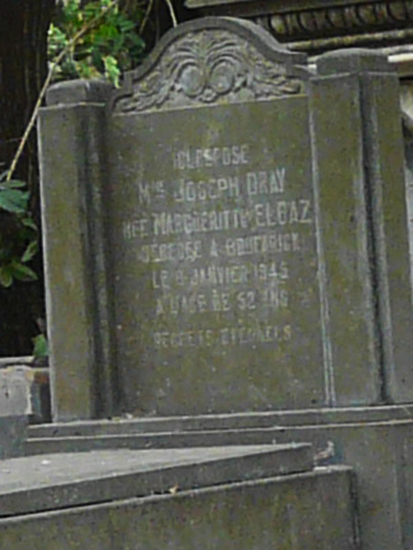 Grafsteen van ELBAZ Meriem Camille