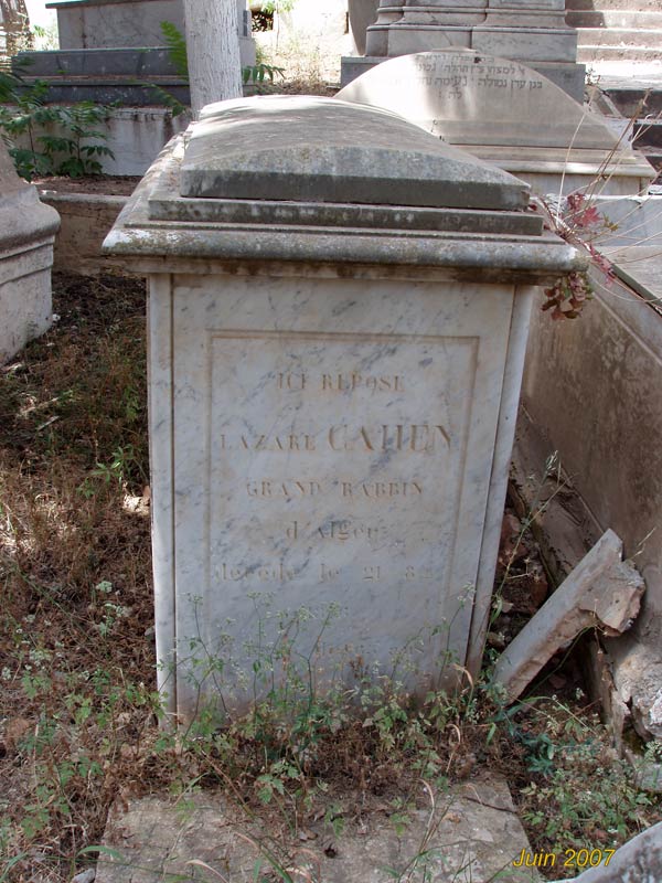 Stèle de CAHEN Lazare