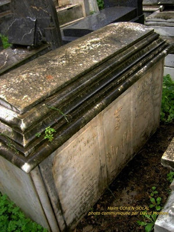 Grafsteen van COHEN SOLAL Haïm
