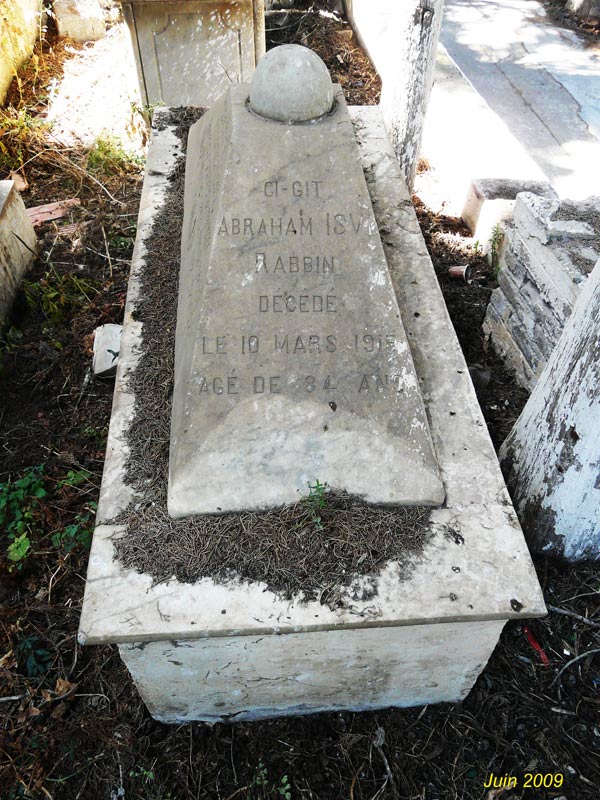 Tombstone of ISVI Abraham