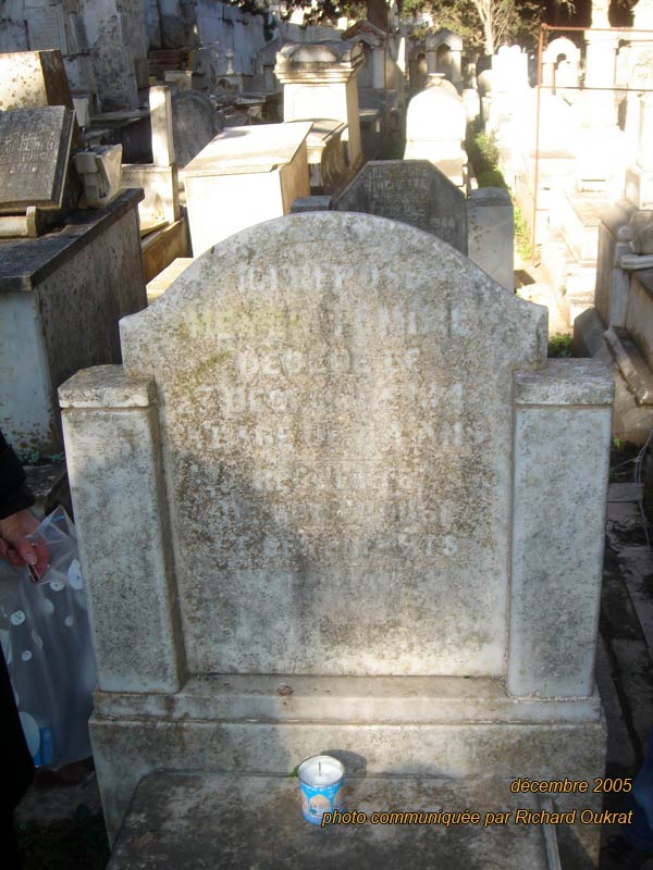 Stèle de TEMIME Meyer Emile