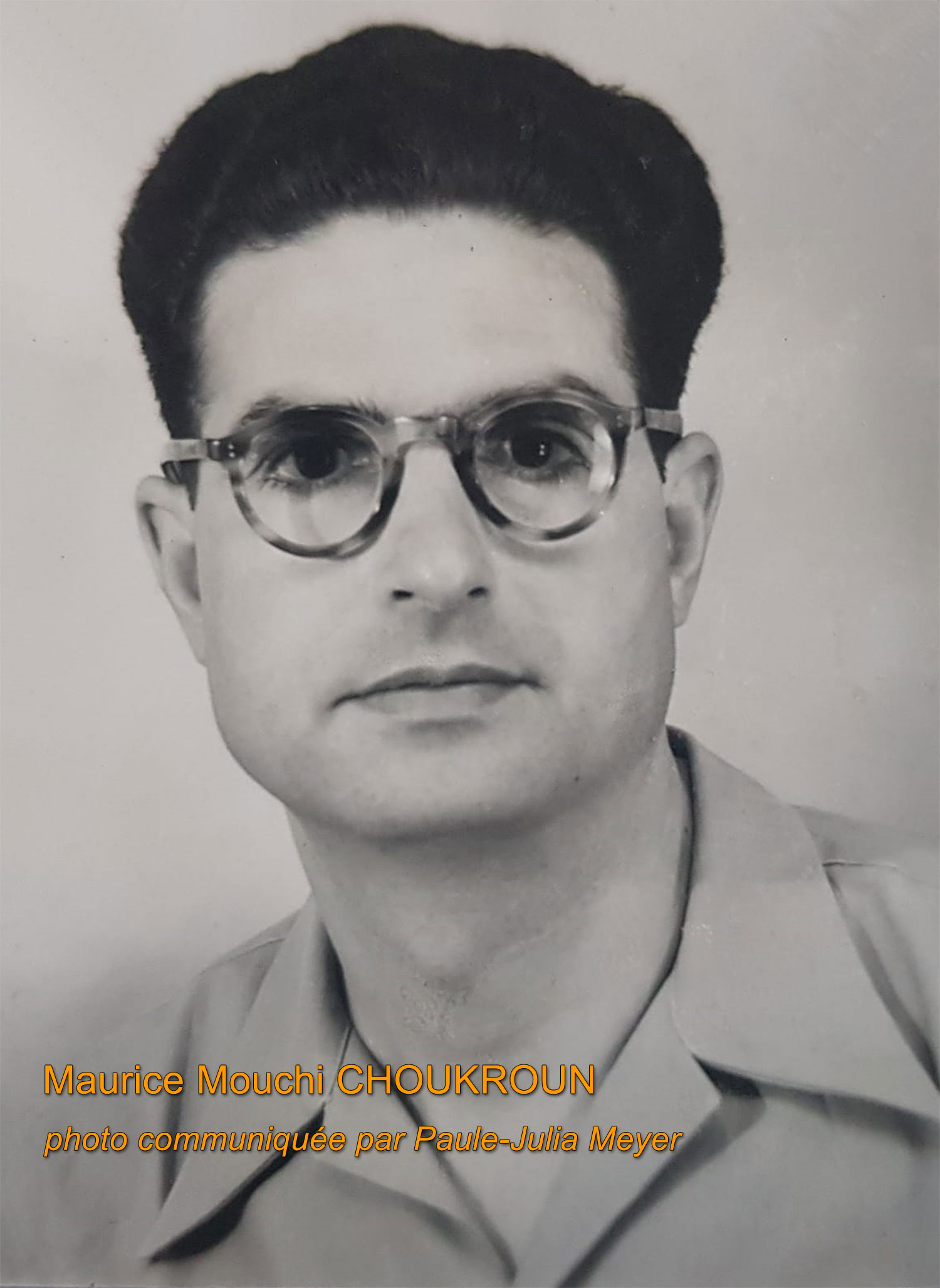 Grafsteen van CHOUKROUN Maurice Mouchi