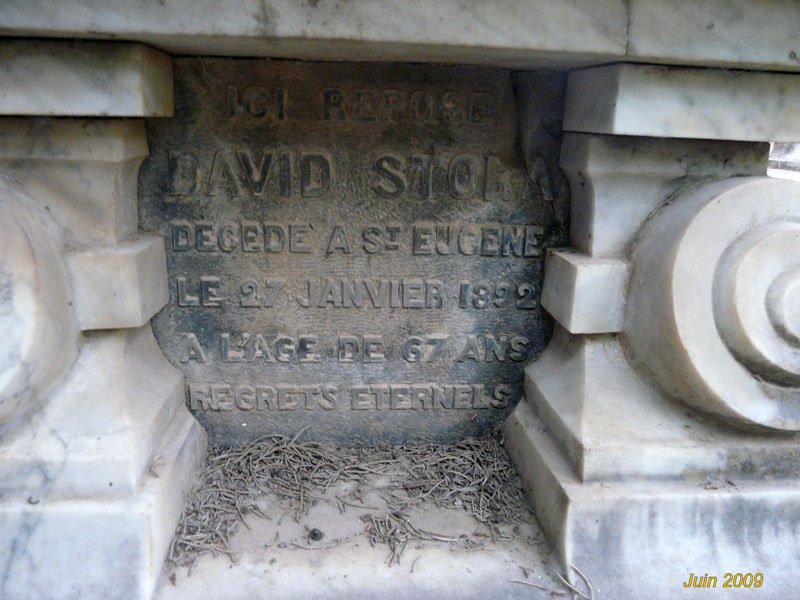 Stèle de STORA David