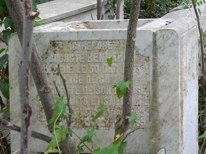 Stèle de BENHAMOU Messaoud