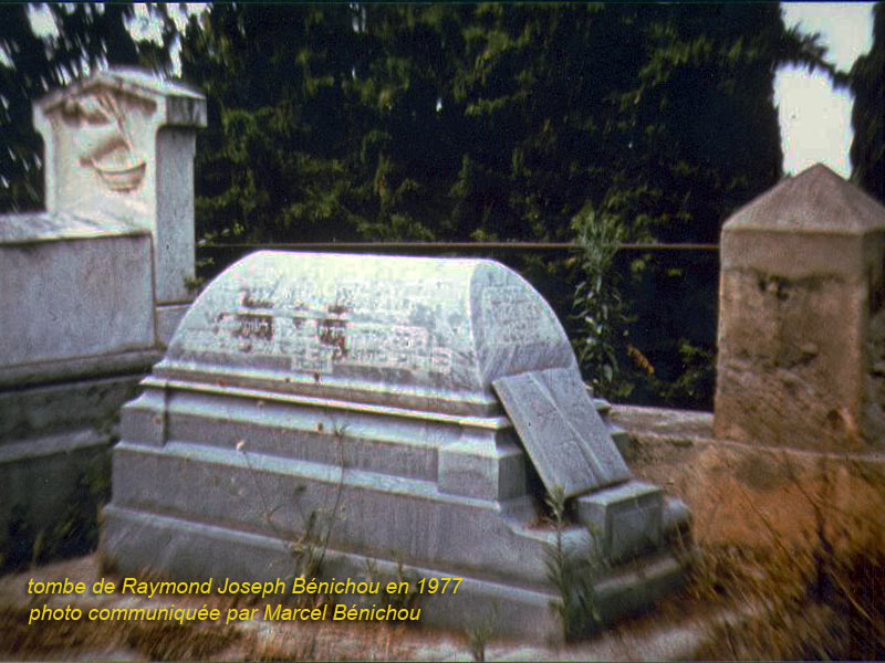 Надгробие BENICHOU Raymond Joseph