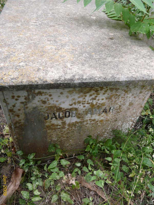 Grafsteen van AMAR Jacob
