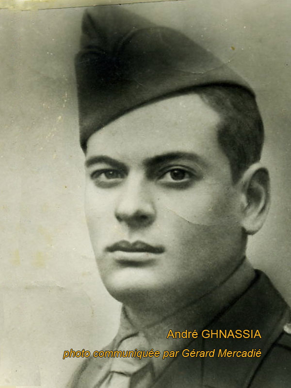 Stèle de GHNASSIA André Emile