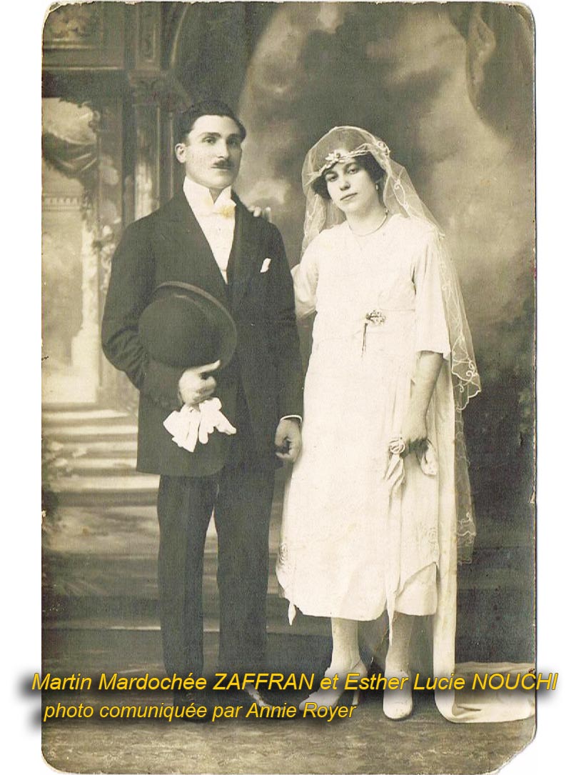 Stèle de ZAFFRAN Martin Mardoché