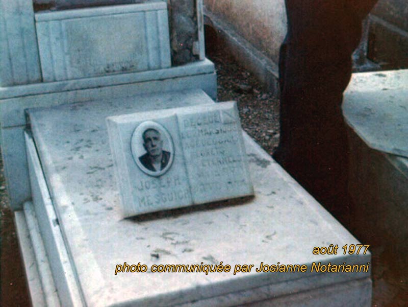 Stèle de MESGUICH Joseph