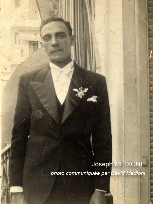 Grafsteen van MEDIONI Joseph