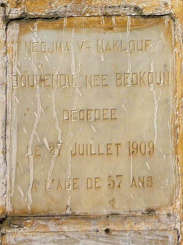 BEDKOUN Nedjma का स्मारक