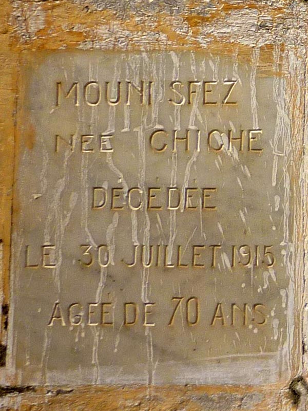 Stèle de CHICHE Mouni