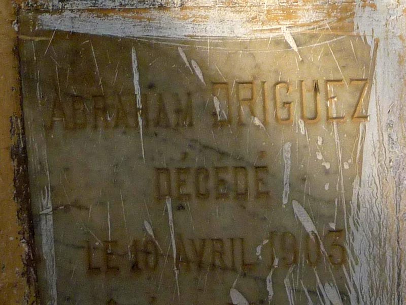 Grafsteen van DRIGUEZ Abraham