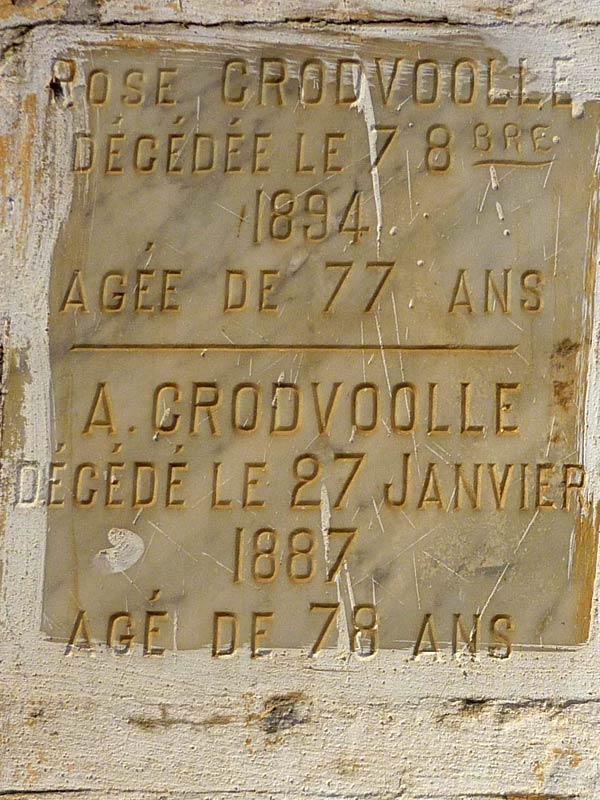 Надгробие GRODVOLLE Abraham