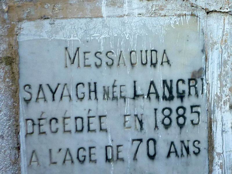 Stèle de LANCRI Messaouda