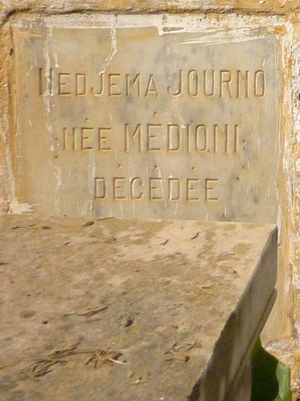 Stèle de MEDIONI Nedjma